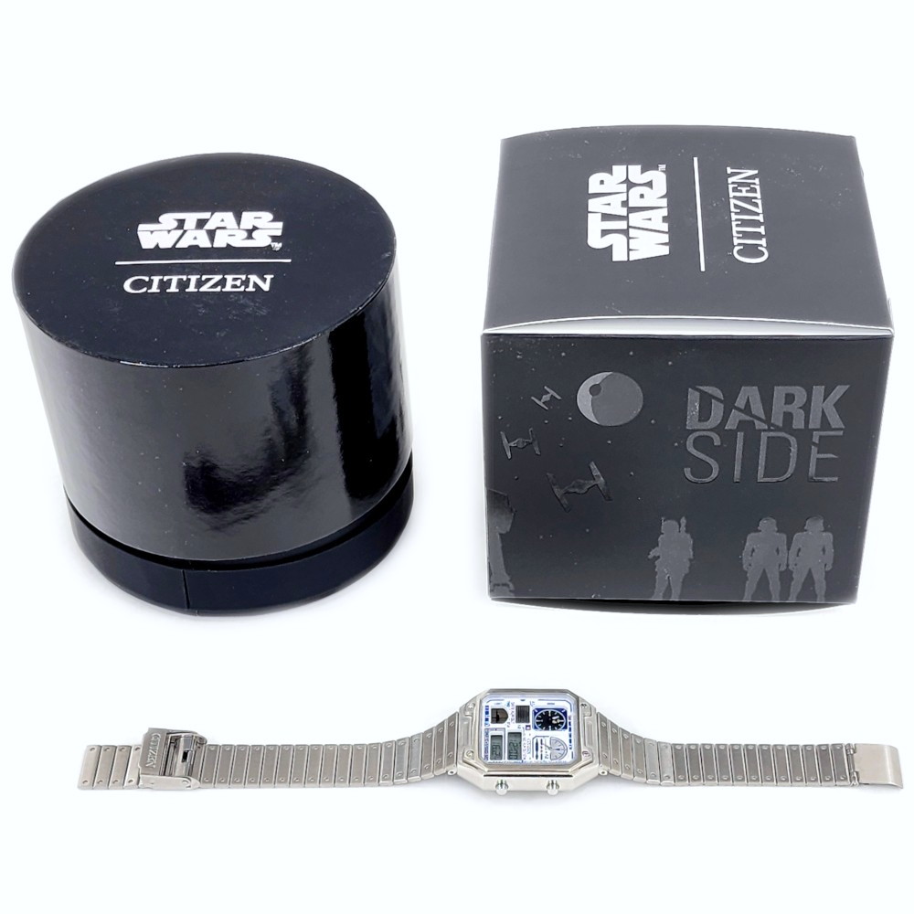 Citizen Star Wars R2-D2 Droid Ana-Digi Quartz Stainless Steel Silver Watch