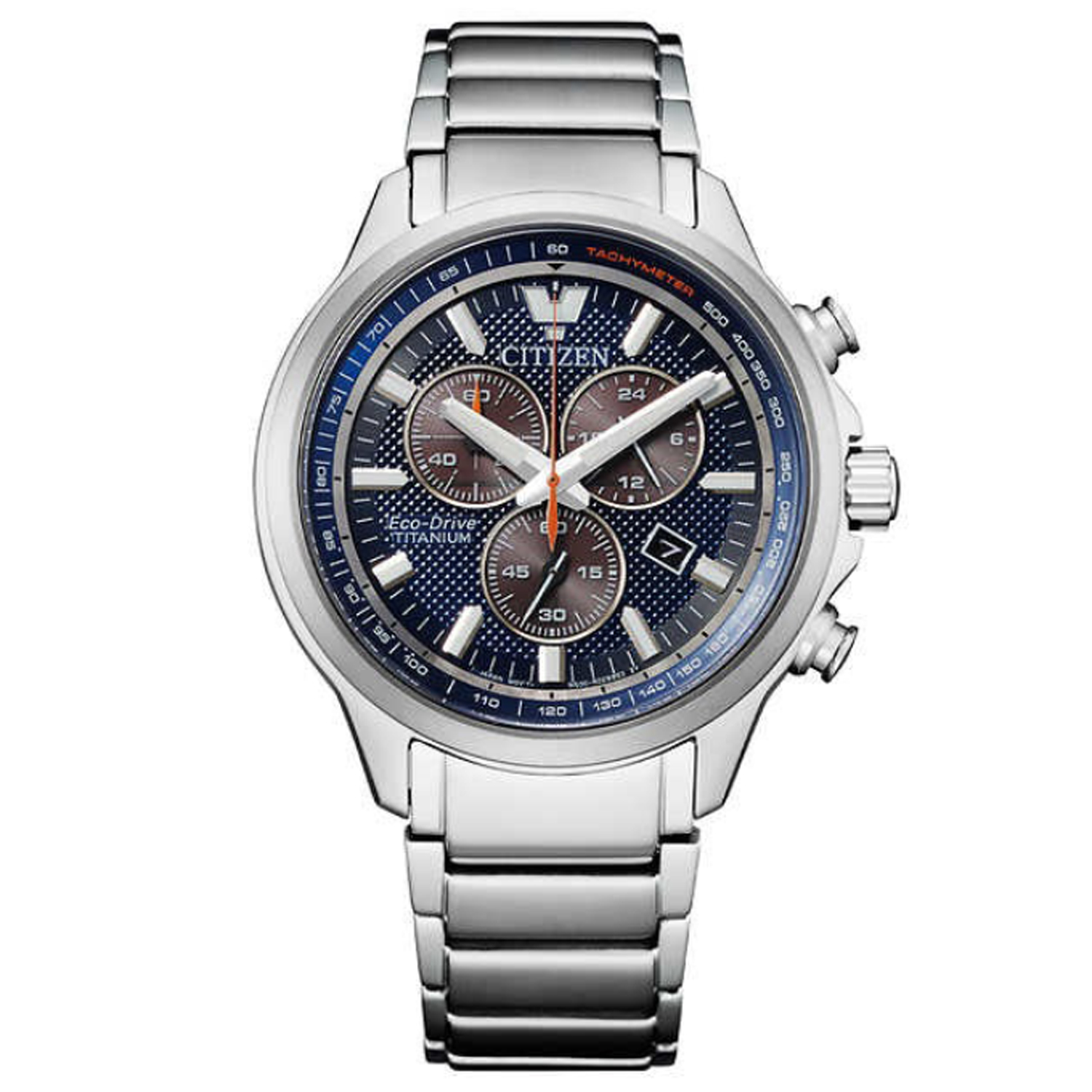 Citizen Eco-Drive Super Titanium Men\'s Chronograph Watch AT2471-58L