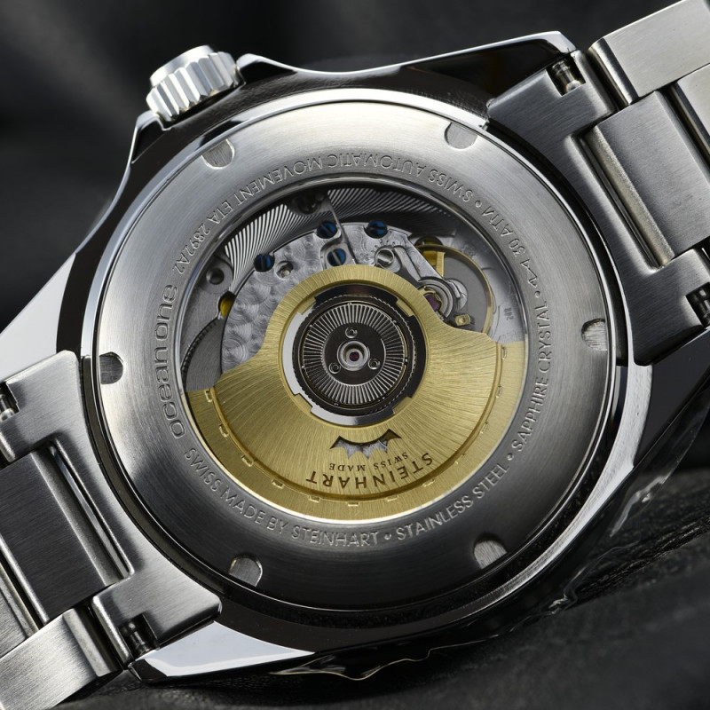 Steinhart OCEAN ONE Premium Automatic Diver Watch 42mm Blue Ceramic 106-0458
