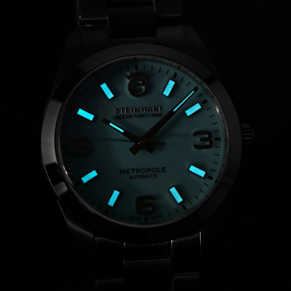 Steinhart Ocean 39 Metropole Blue 39mm Automatic SW200-1 Men's Diver Watch 103-1341