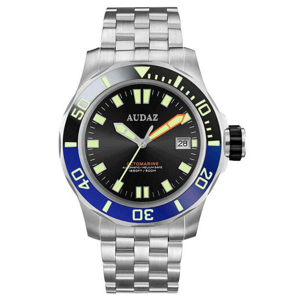 Audaz Octomarine Automatic Men\'s Diver Watch 42mm ADZ-2070-05