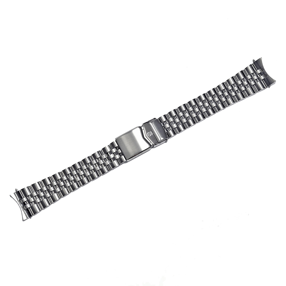 Steinhart Jubilee Bracelet Ocean Curved Stainless Steel Watch 39 20x16mm with curved endlinks 211-0899