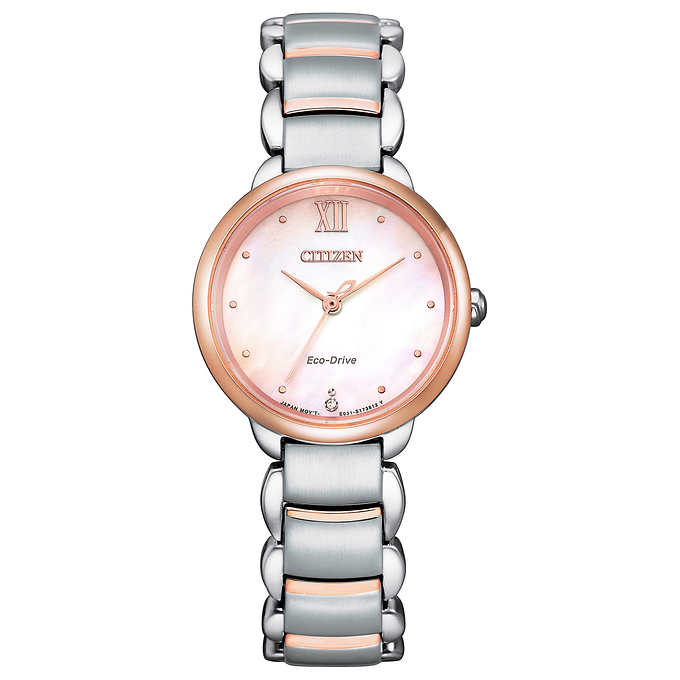 Citizen Eco-Drive Classic Stainless Steel Ladies Quartz Watch Two