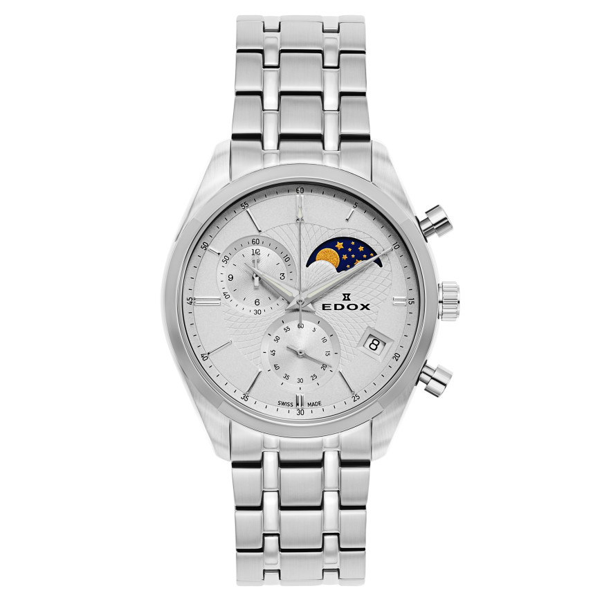 Edox Les Vauberts 01655-3M-AIN Men's Swiss Watch