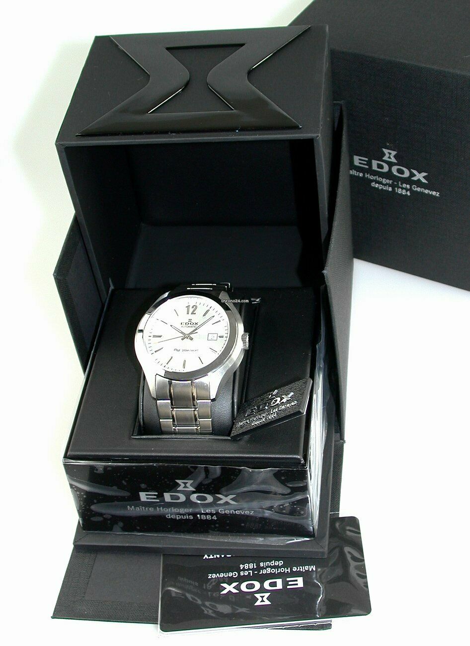 Edox C1 Date Automatic 80111-3M-AIN Men's Swiss Watch