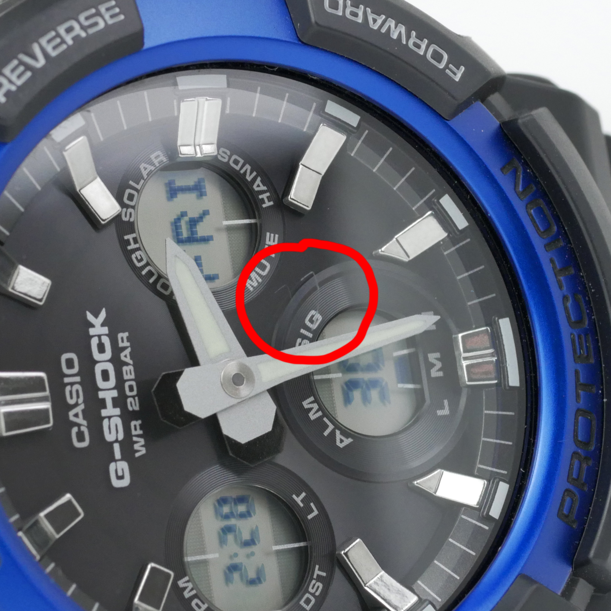Casio G-Shock Solar Powered Analog-Digital Watch GAS100B-1A2