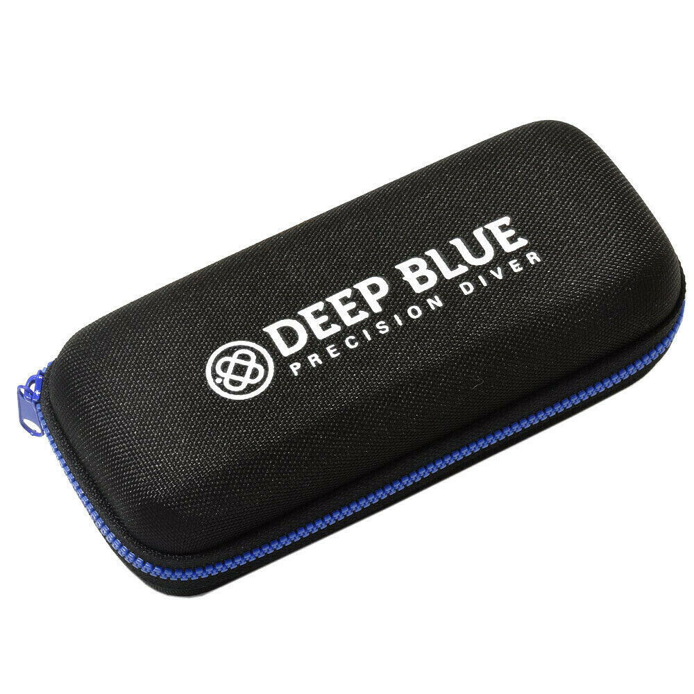 Deep Blue Master 1000 II Automatic Men's Watch Slate Grey Blue Dial Blue Strap