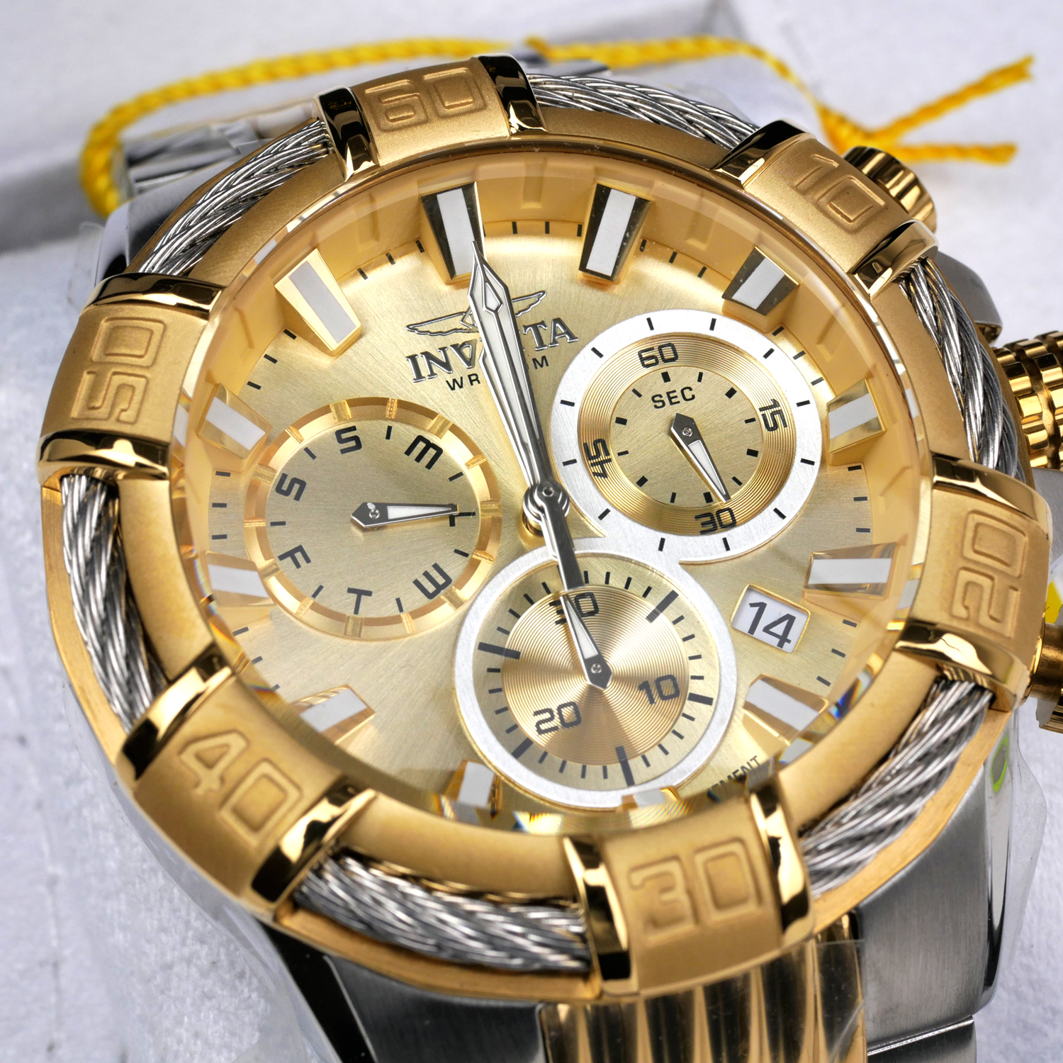 Invicta Bolt Gold Dial Chronograph Men's Watch 25864
