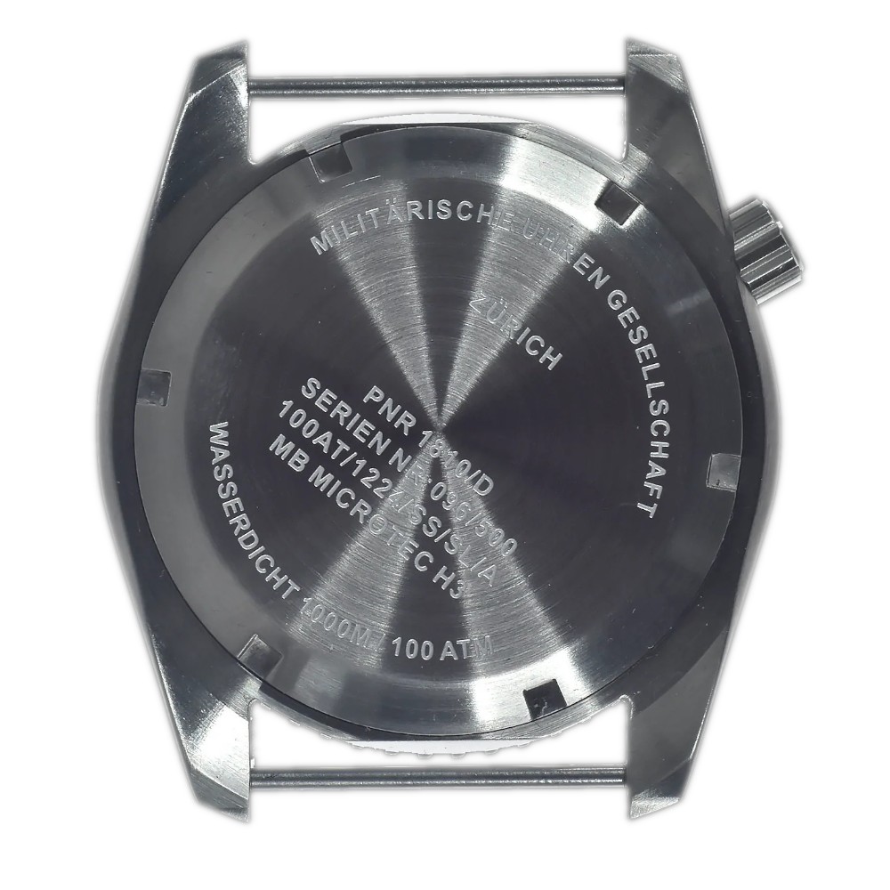 MWC "Depthmaster" 44mm Military Automatic Swiss Divers 1000m Watch GTLS with Helium Valve