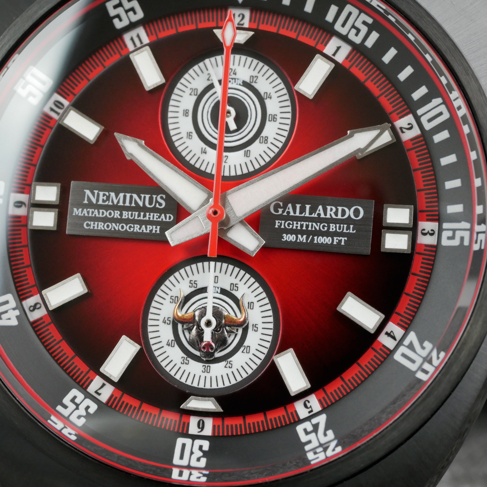 Neminus Matador Bullhead Gallardo Men's Chronograph Watch