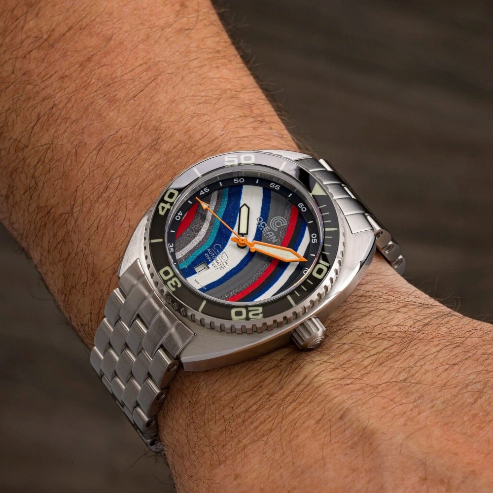 Ocean Crawler Core Diver FORDITE Automatic 44 Watch Swiss SW200 Limited Edition