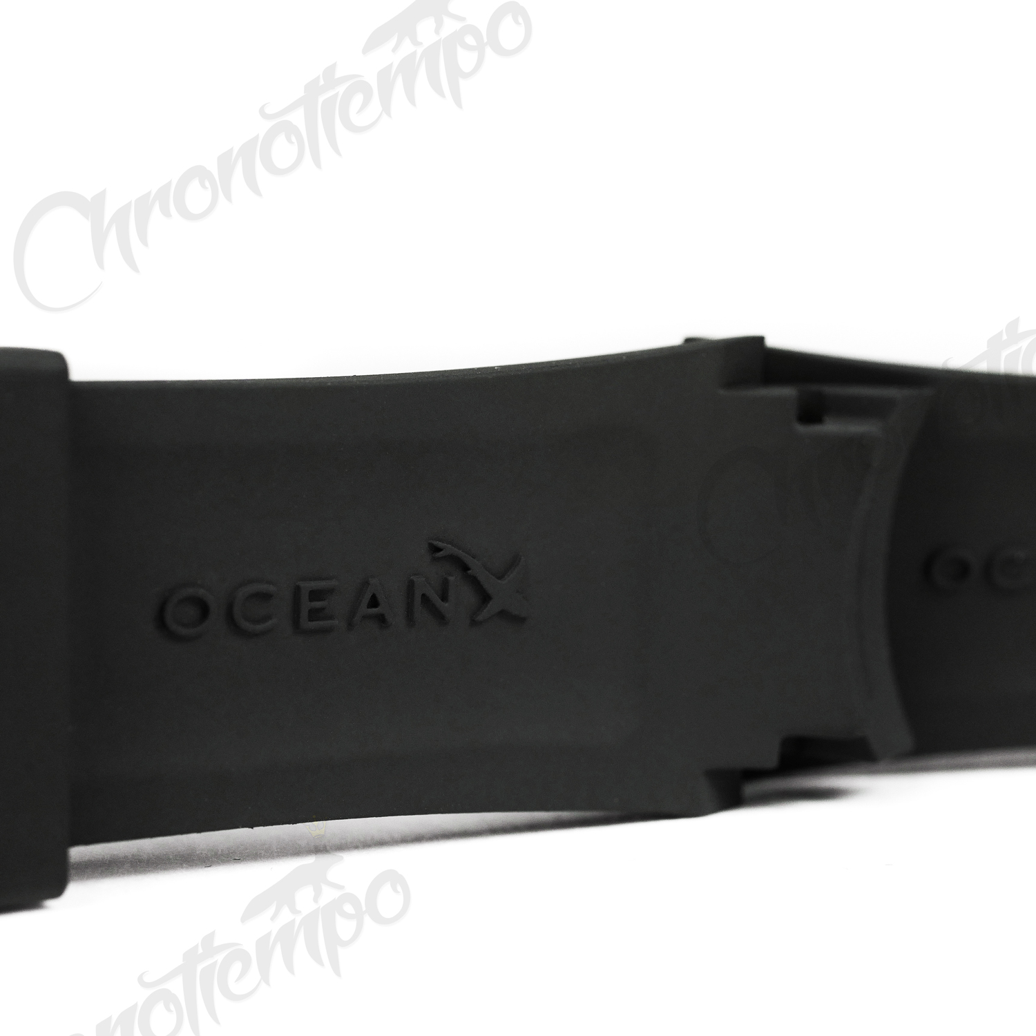 OceanX 21mm Black Rubber Strap for Sharkmaster 1000,M9,300+,bronze,bronze m9,600 44mm