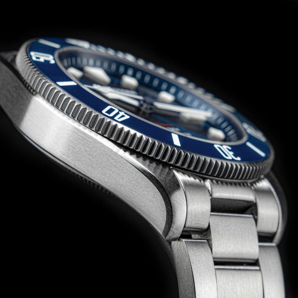 Seestern S430 Titanium Blue Professional Diver Mens Seiko NH38 Automatic Watch