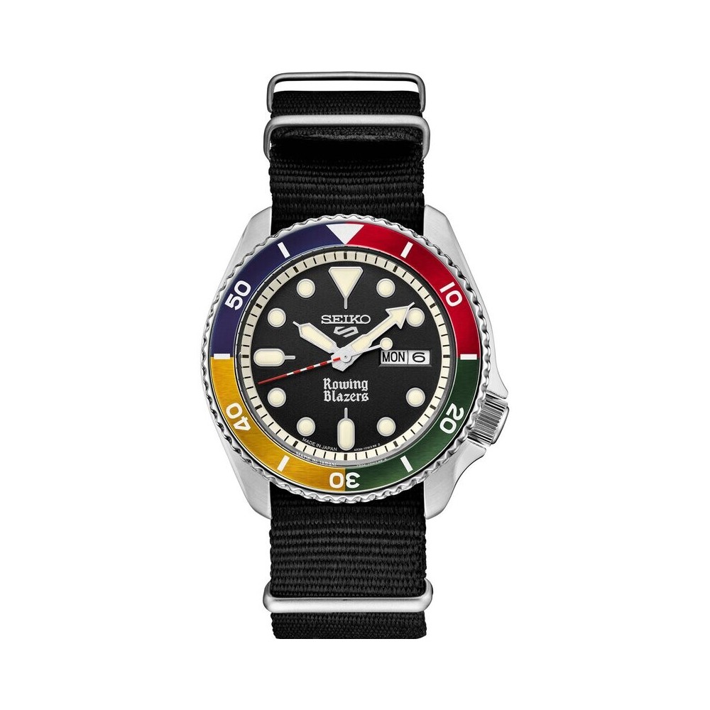 Seiko 5 Sports X Rowing Blazers Color Block Special Limited Edition SRPG53 Caliber 4R36