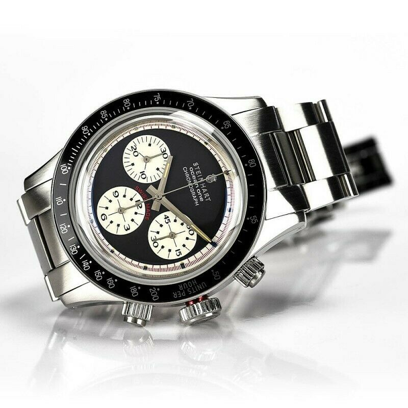 Steinhart Ocean One Vintage Chronograph Luxury Swiss Automatic Watch 108-0629