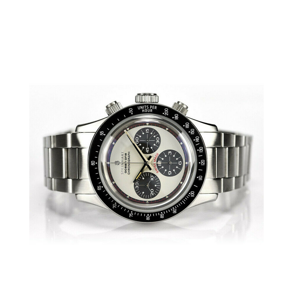 Steinhart Ocean One Vintage Chronograph Luxury Swiss Automatic Watch 108-0632