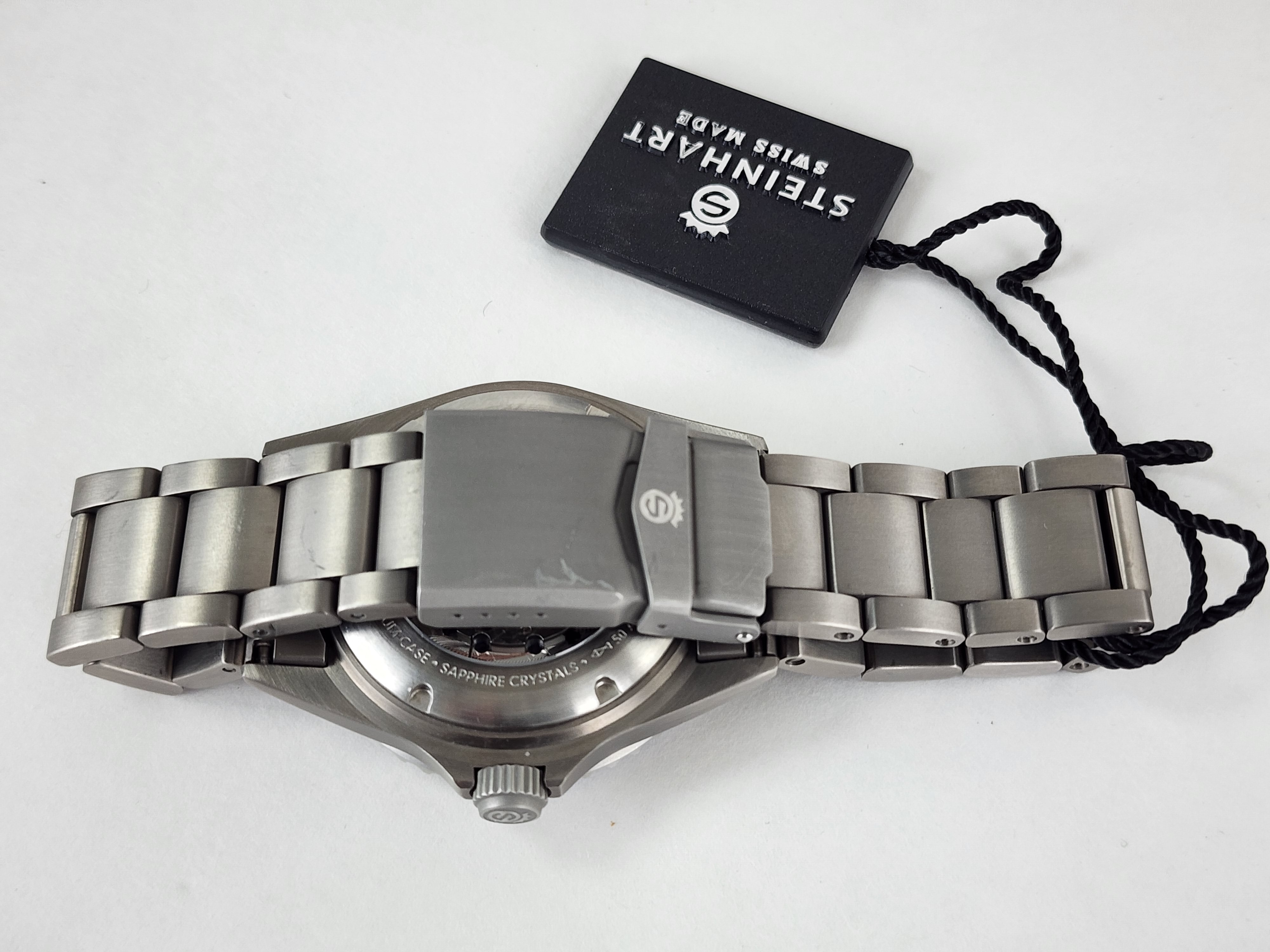 Steinhart Ocean One Titanium 500 GMT premium Ceramic Automatic Men's Watch 103-0662