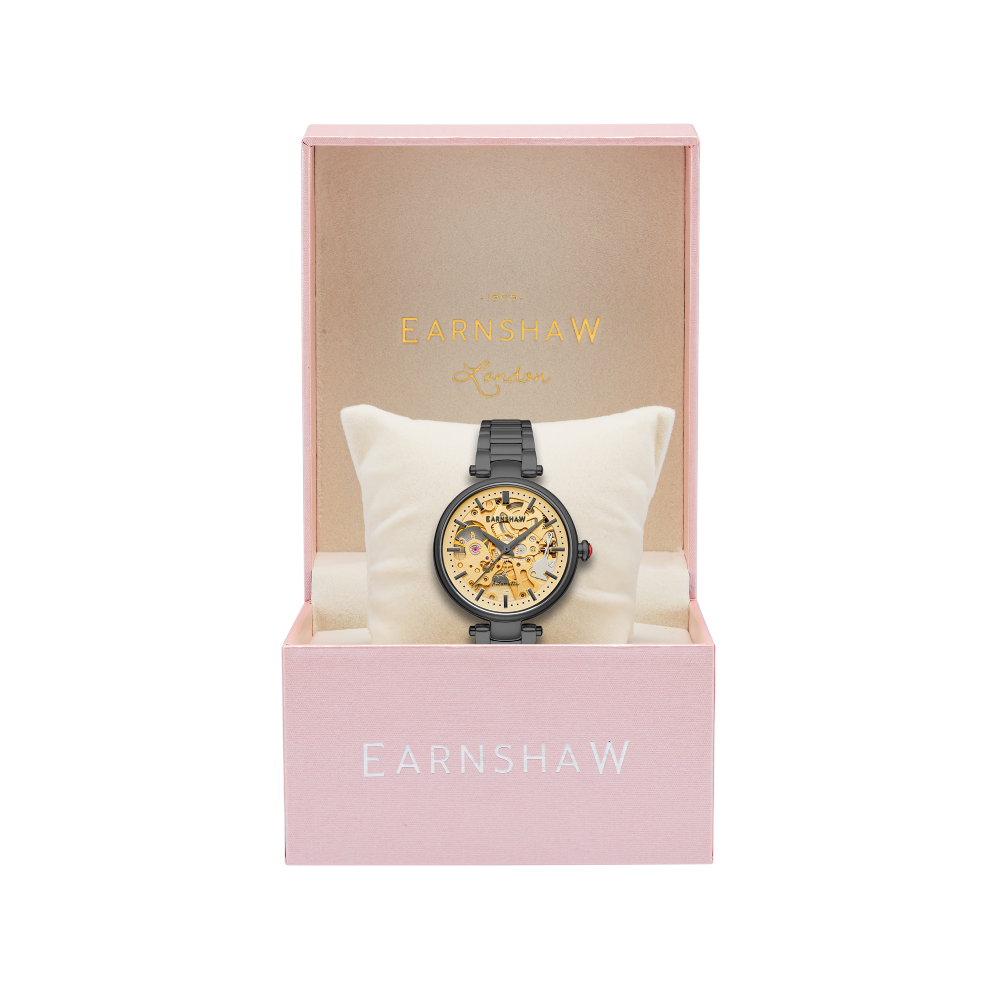 Thomas Earnshaw 34mm Women's Automatic Watch CHARLOTTE ES-8160-55