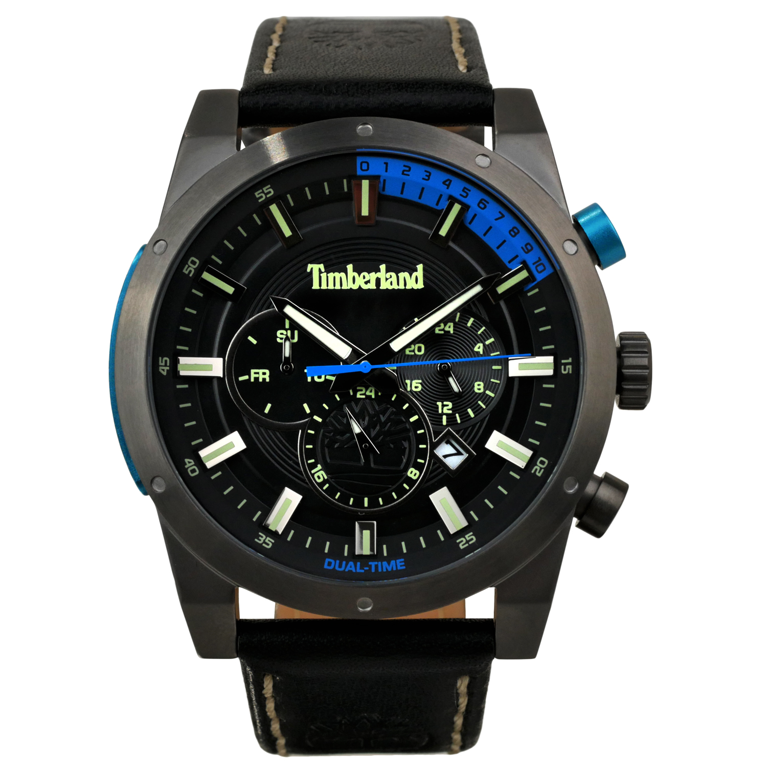Timberland Sherbrook Men's Watch Black Dial / Black Leather