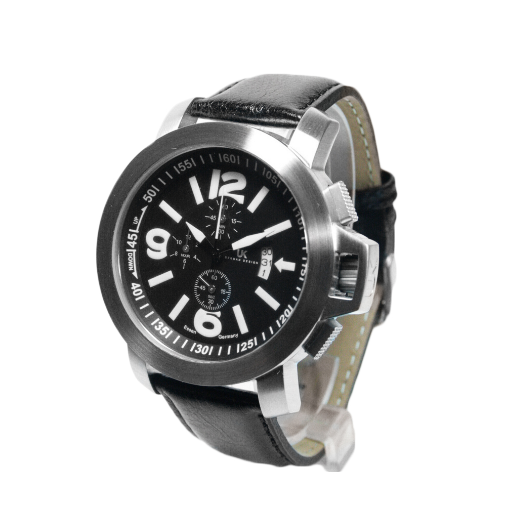 UHR-KRAFT 23603/2 Helicop Quartz Chronograph Diver Watch 10ATM German Design