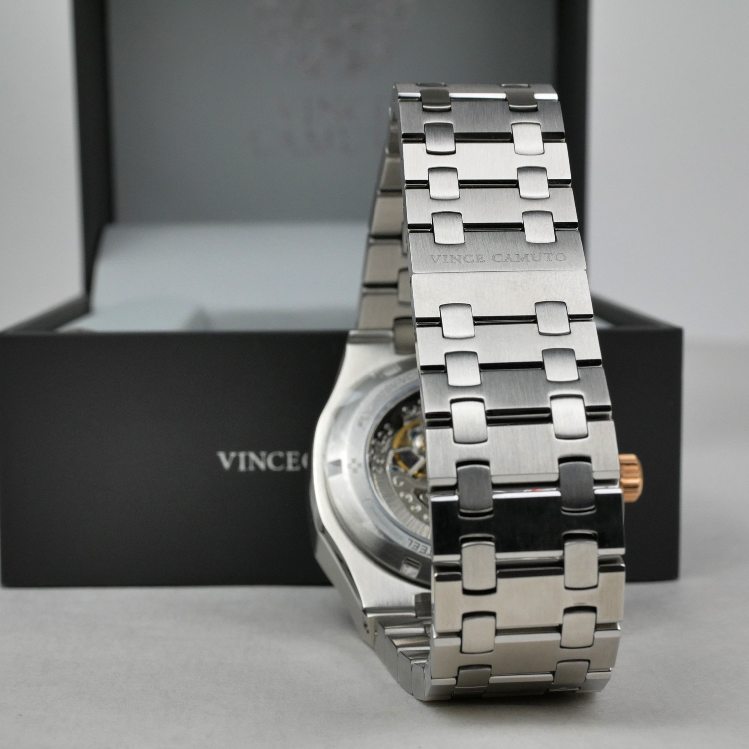 Vince Camuto Men's Stainless Steel Classic Automatic Watch VC/1152BLSV