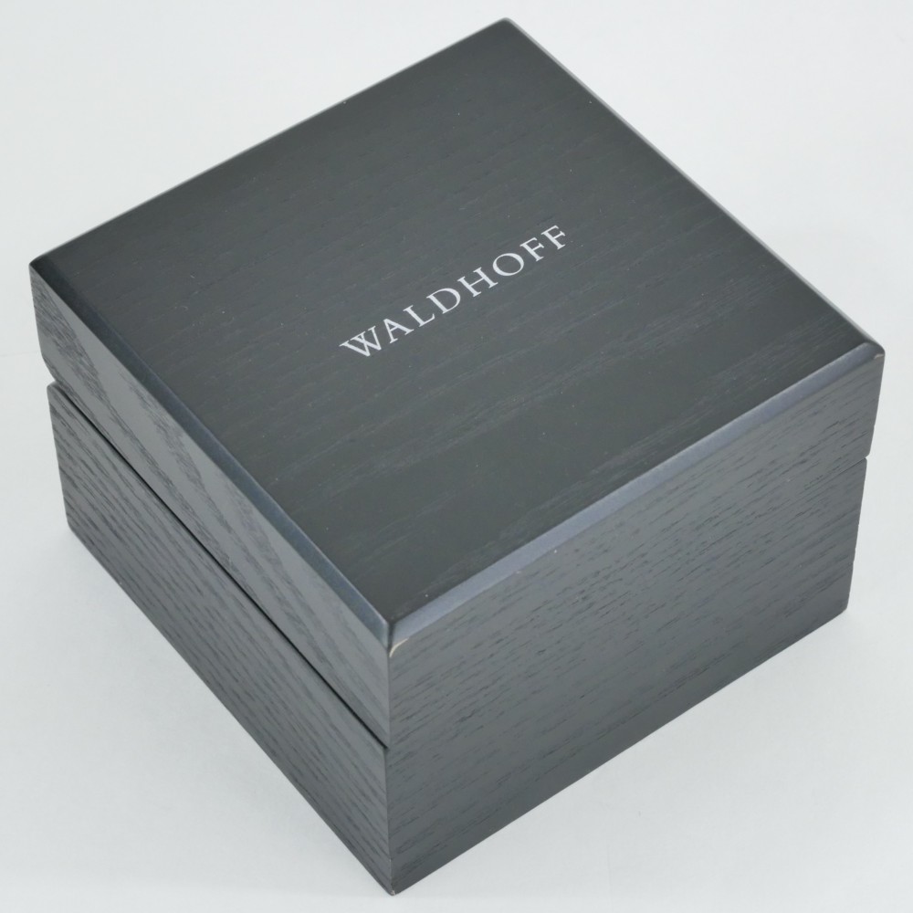 WALDHOFF Ultramatic 42.5mm Diamond Silver Tourbillon Men's Watch Peacock 5211