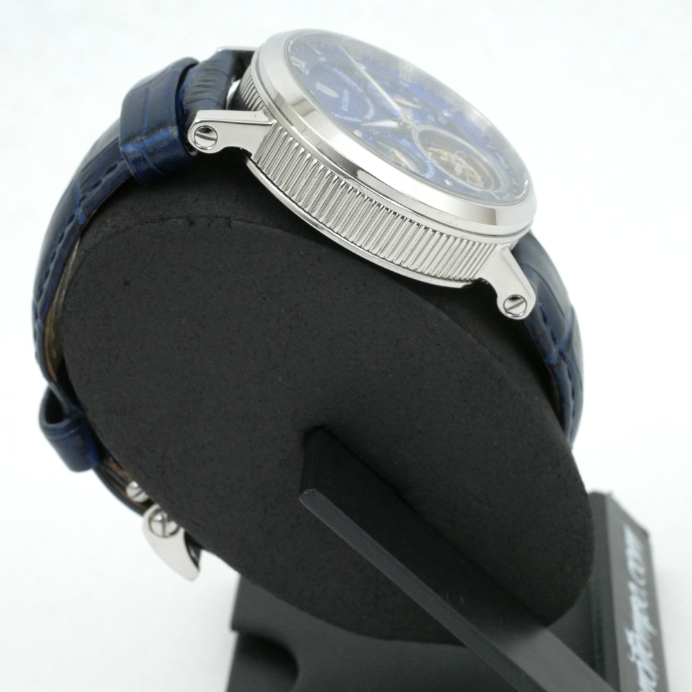 WALDHOFF Ultramatic 42.5mm Royal Blue Tourbillon Men's Watch MW705D