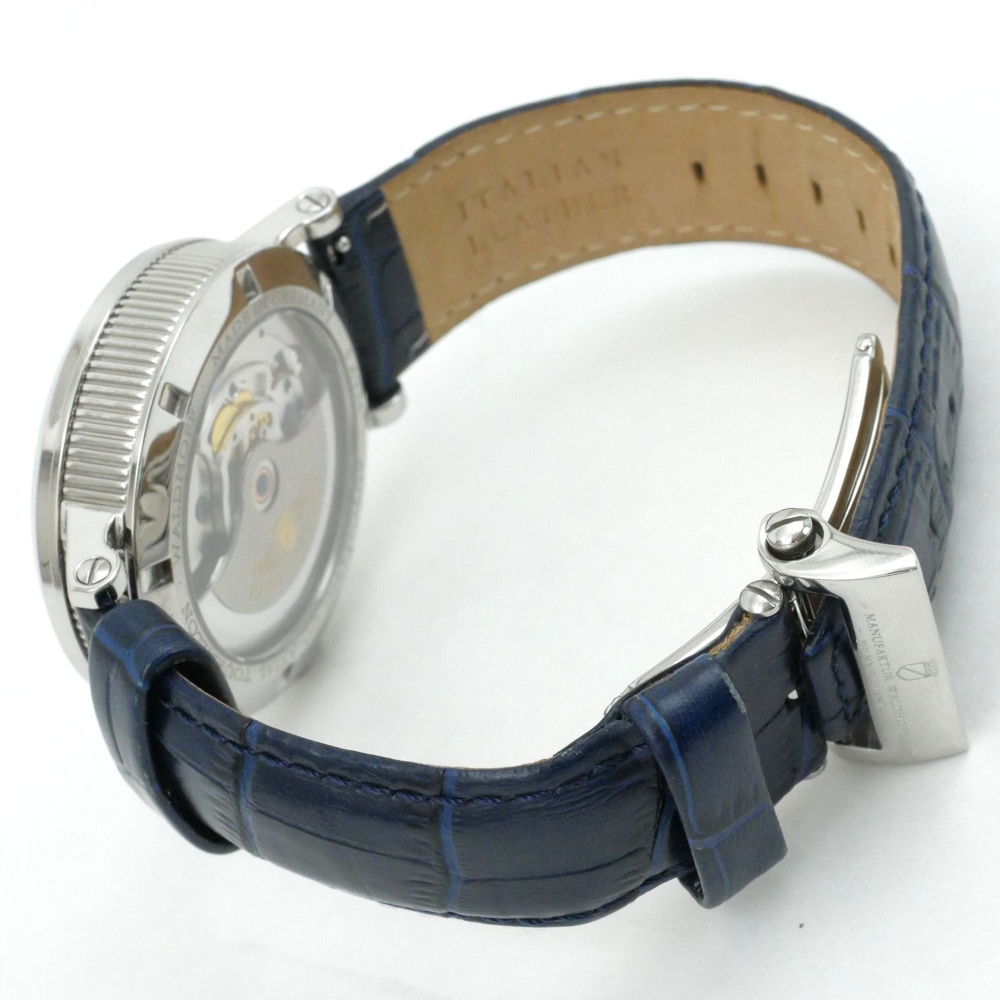 WALDHOFF Ultramatic 42.5mm Royal Blue Tourbillon Men's Watch MW705D