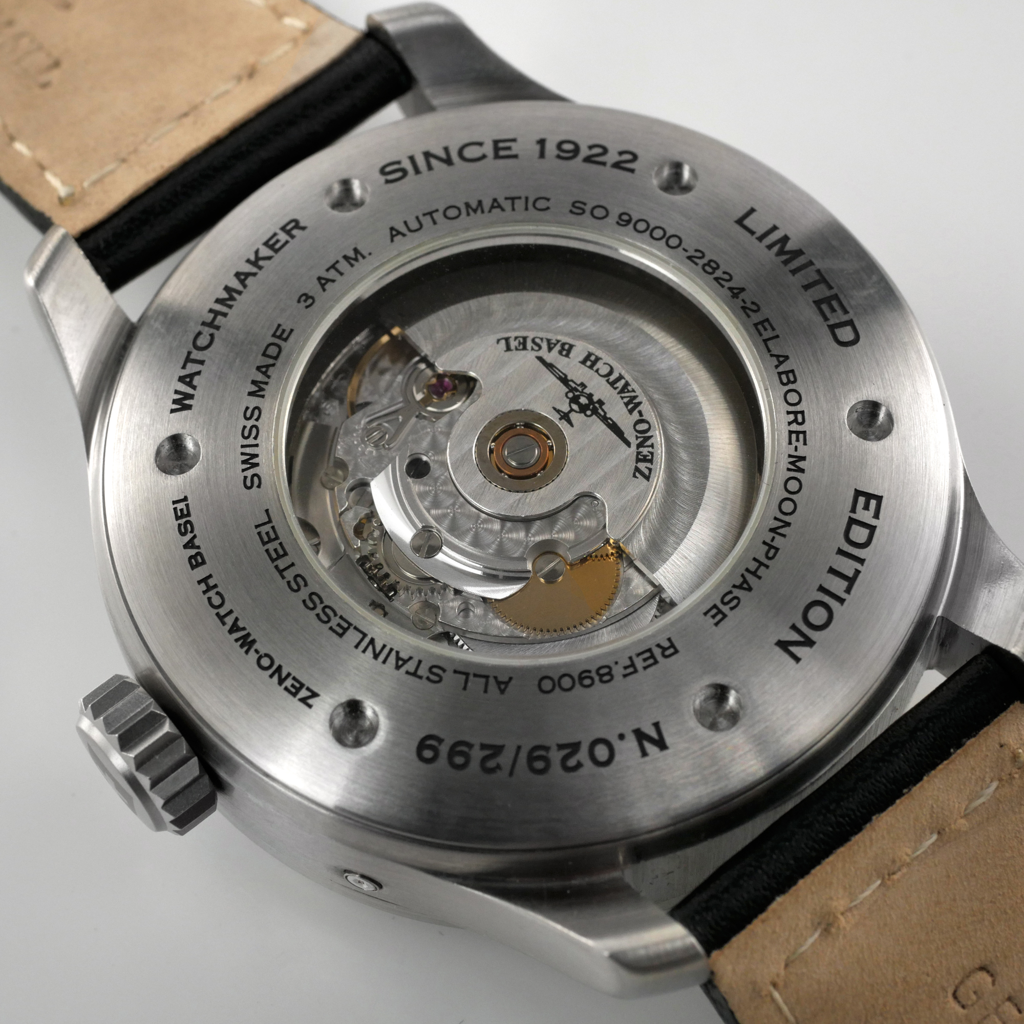Zeno-Watch Basel OS Pilot full calendar Swiss Men's Watch 47.5mm 3ATM 8900-a1