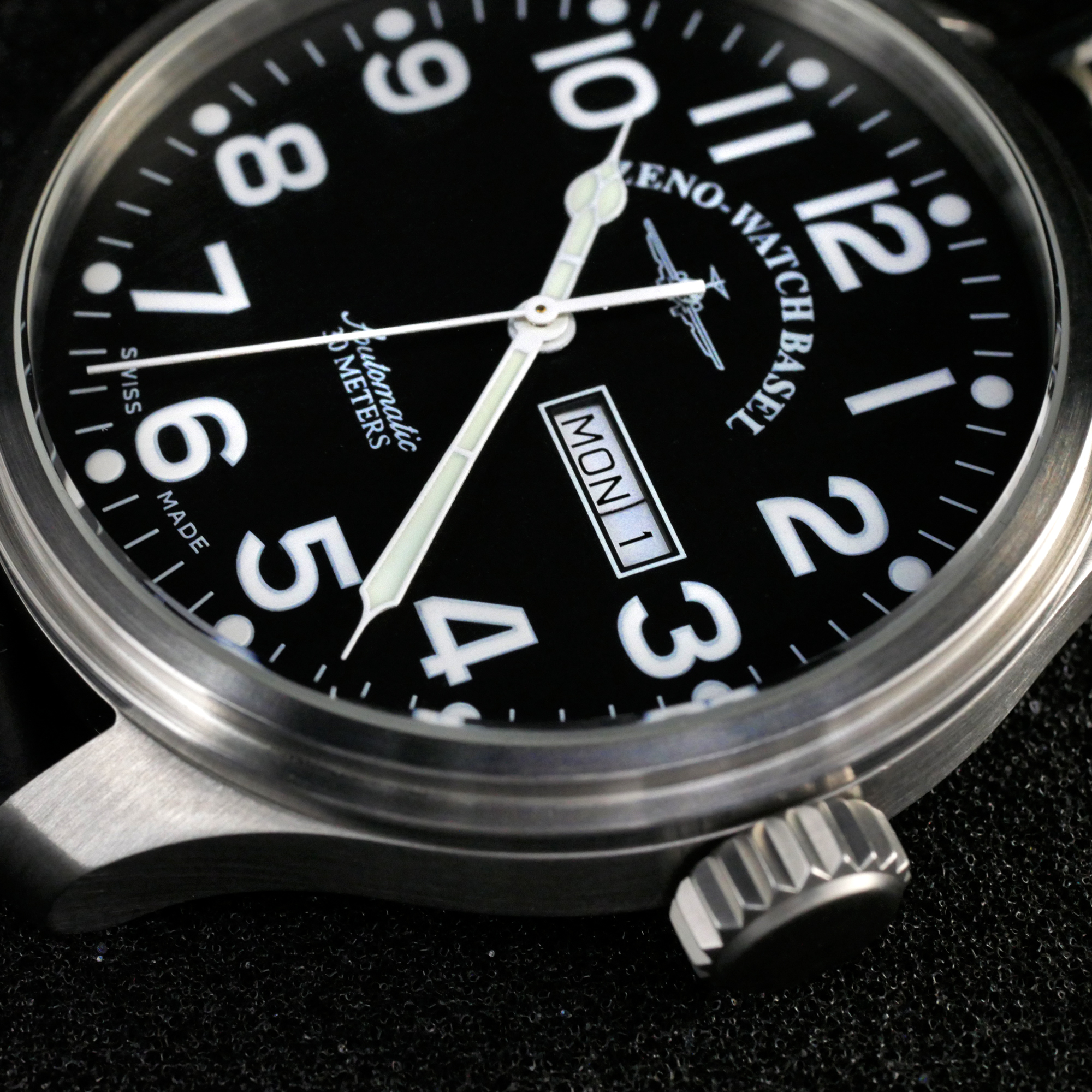 Zeno-Watch Basel OS Pilot Day Date Swiss Men's Watch 47.5mm 3ATM 8554DD-a1