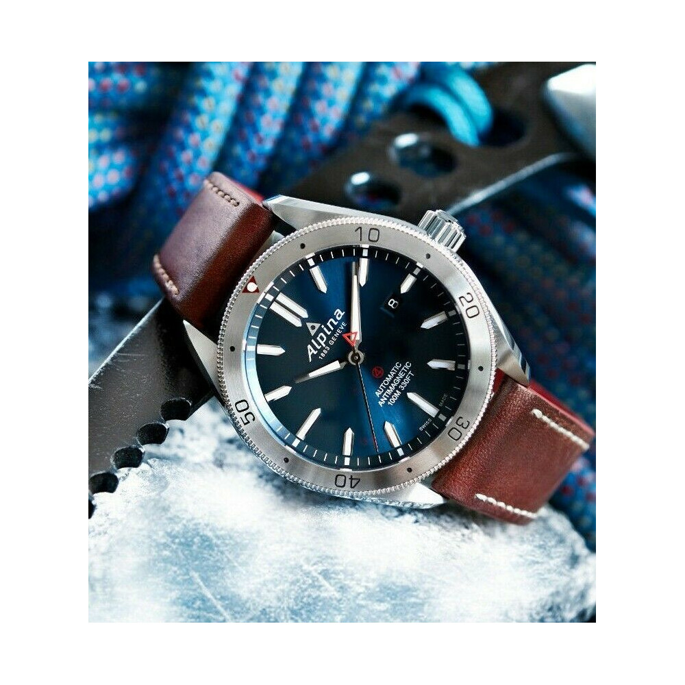 Kameel vredig Smash Alpina 1883 Geneve Alpiner 4 Automatic Swiss Men's Watch AL525X5AQ6 Brown  Leather Strap [AL-525NS5AQ6] - $575.00 : Chronotiempo.com, your unique  online watch boutique