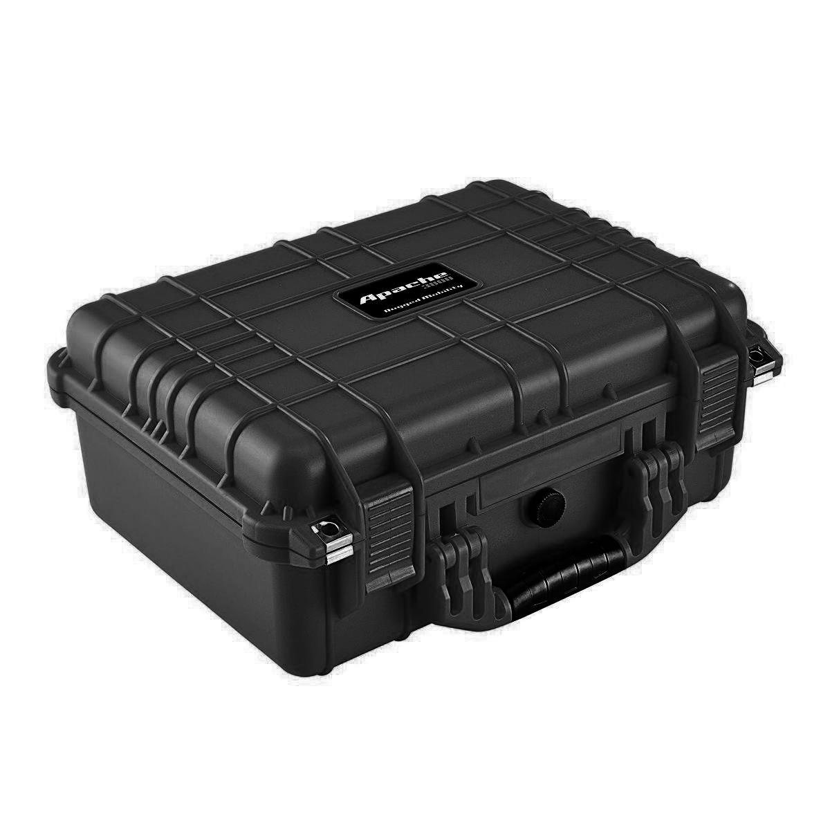 Black Apache 3800 Weatherproof Protective Case, X-Large, Watertight, dust-tight, impact resistant protective case