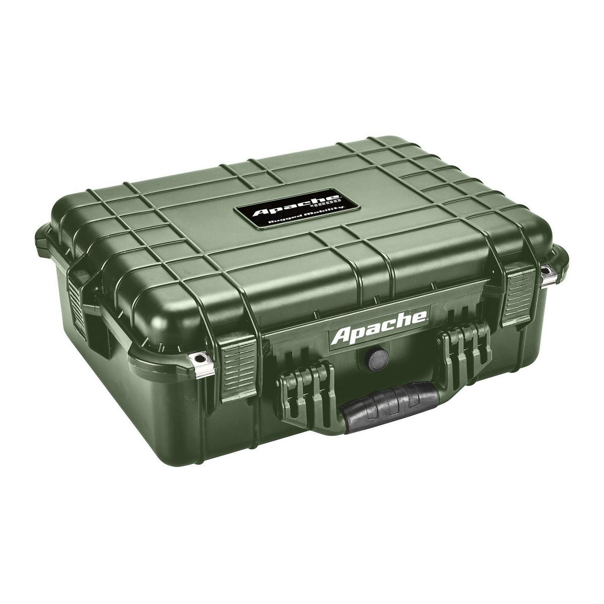 Green Apache 4800 Weatherproof Protective Case, X-Large, Watertight, dust-tight, impact resistant protective case