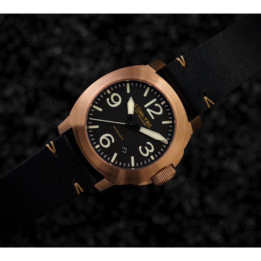 Lum-Tec M89 Bronze MDV Technology 44mm Automatic SW200-1 Men's Watch Limited Edition