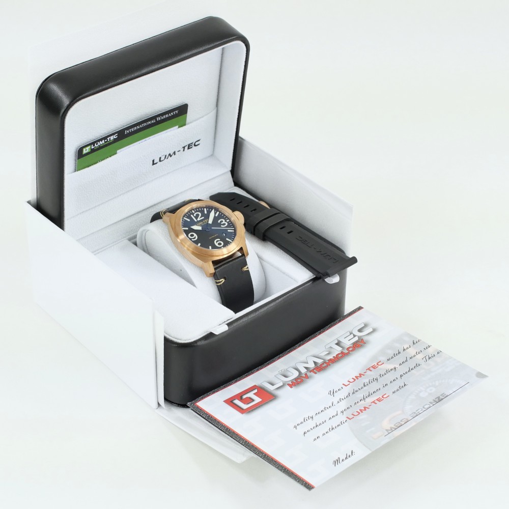 Lum-Tec M89 Bronze MDV Technology 44mm Automatic SW200-1 Men's Watch Limited Edition