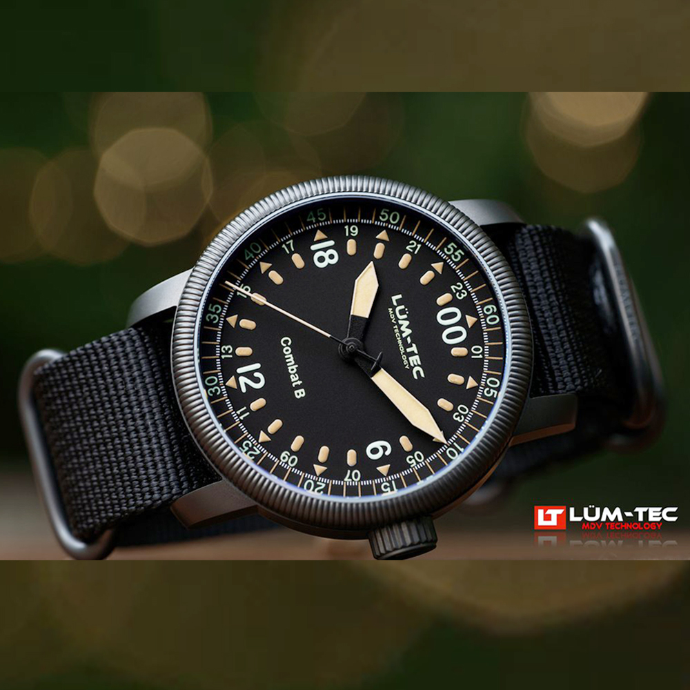 Lum-Tec Combat B49 24H 43mm Swiss Quartz Military Men's Watch WR200m LTB49