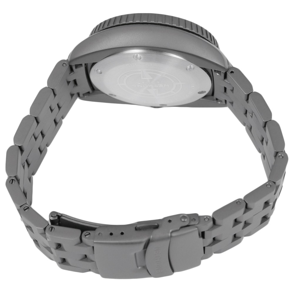 Nethuns Aqua II Steel Automatic Men's Diver Watch 44mm Black Dial A2S313
