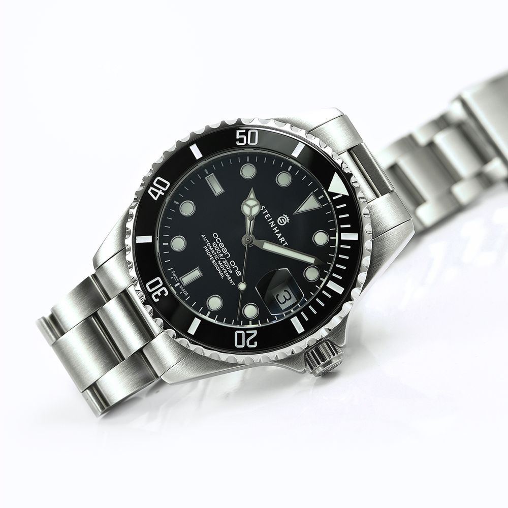 Steinhart Ocean 1 Black Ceramic Diver Watch 42mm 103-1079