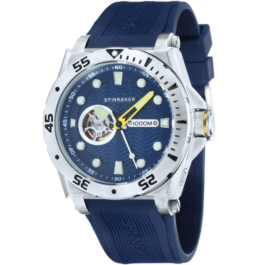 Spinnaker Overboard 1000M Automatic Blue Silver Watch SP-5023-0E