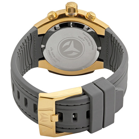 Technomarine Reef Black Chronograph Quartz White Dial Watch TM-518012